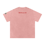 Snow Washed Oversized Mended Heart Shirt