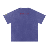 Snow Washed Oversized Mended Heart Shirt