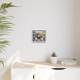 Framed Matte Canvas Print — "Do Everything with Love" Inspirational Wall Art