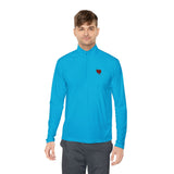 Quarter-Zip Mended Heart Pullover