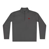 Quarter-Zip Mended Heart Pullover