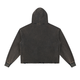 Vintage Washed Frayed HEM Hoodie (The Everything)