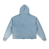 Vintage Washed Frayed HEM Hoodie (The Everything)