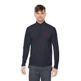 Quarter-Zip Mended Heart Pullover