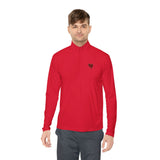 Quarter-Zip Mended Heart Pullover