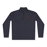 Quarter-Zip Mended Heart Pullover