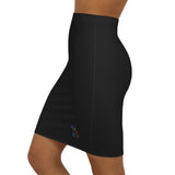 Rebel Mid-Waist Pencil Skirt