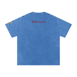 Snow Washed Oversized Mended Heart Shirt