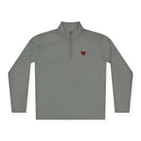 Quarter-Zip Mended Heart Pullover