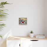 Framed Matte Canvas Print — "Do Everything with Love" Inspirational Wall Art