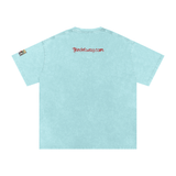 Snow Washed Oversized Mended Heart Shirt