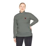 Quarter-Zip Mended Heart Pullover