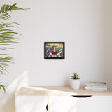 Framed Matte Canvas Print — "Do Everything with Love" Inspirational Wall Art