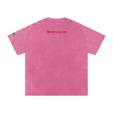 Snow Washed Oversized Mended Heart Shirt
