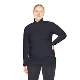 Quarter-Zip Mended Heart Pullover