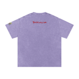 Snow Washed Oversized Mended Heart Shirt
