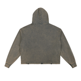 Vintage Washed Frayed HEM Hoodie (The Everything)
