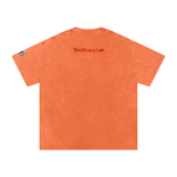 Snow Washed Oversized Mended Heart Shirt